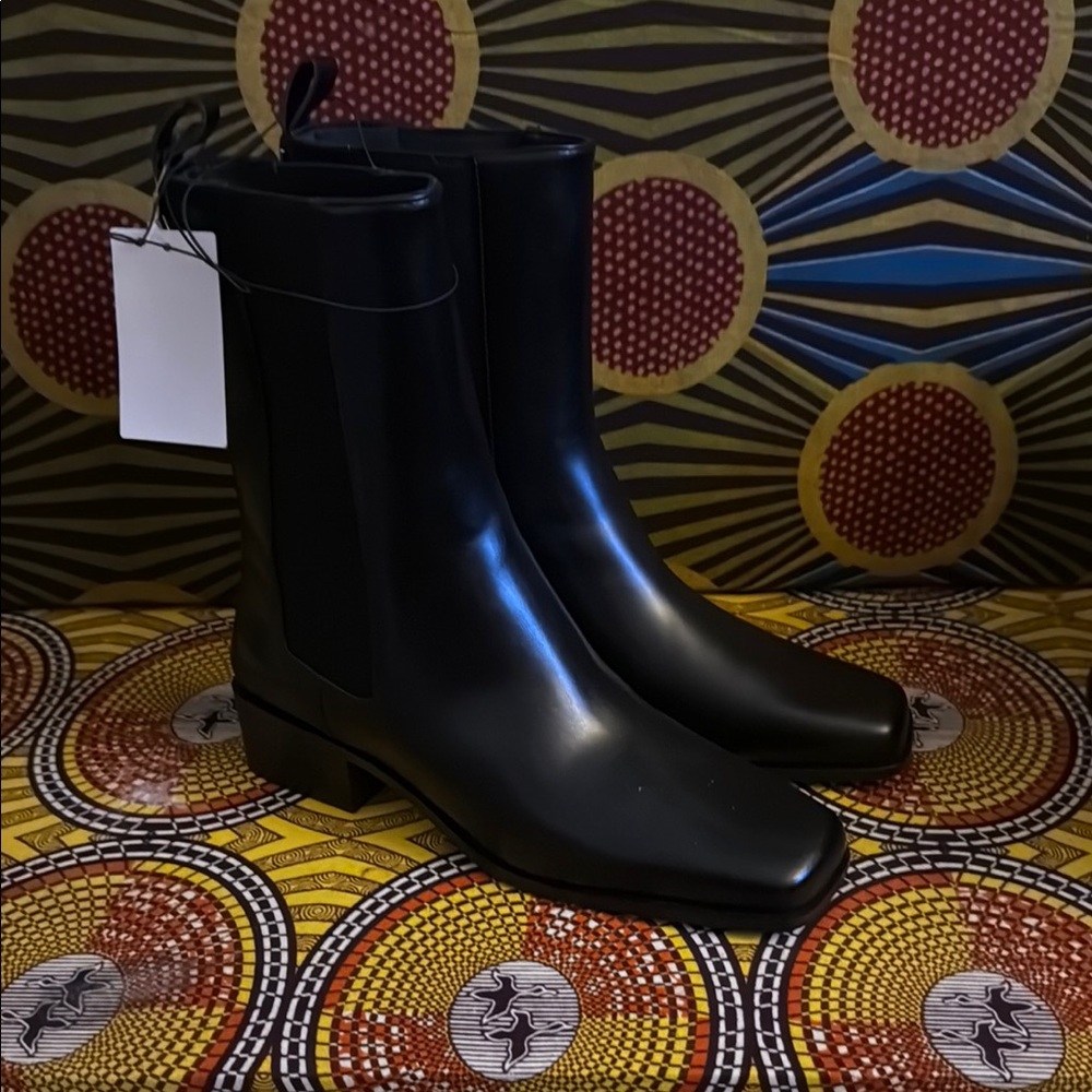 H&M Black Combat & Moto Boots